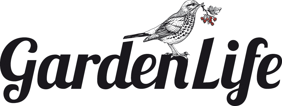 Garden Life Logo mit Vogel
